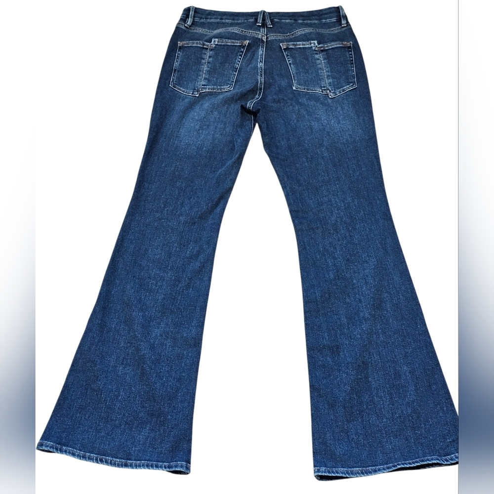 Good American Women's Good Legs Flare Split Pockets Elevated Basic Flare. 12/31 - Picture 6 of 10